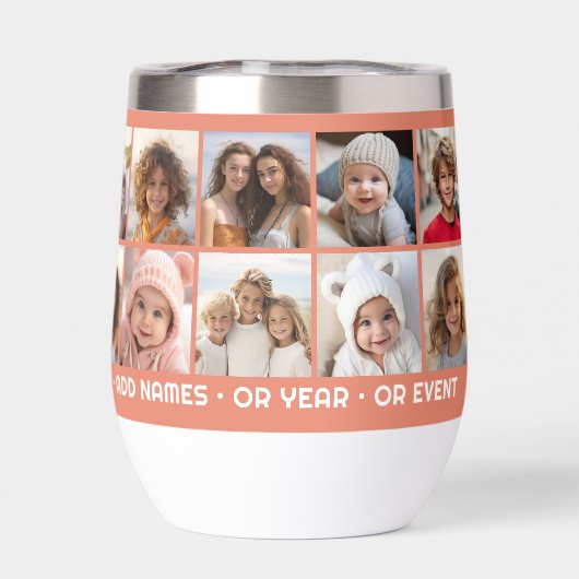 18枚の写真カスタムでフォトコラージュを作成 (背面)