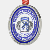 18機空隊記念クリスマス メタルオーナメント (左)