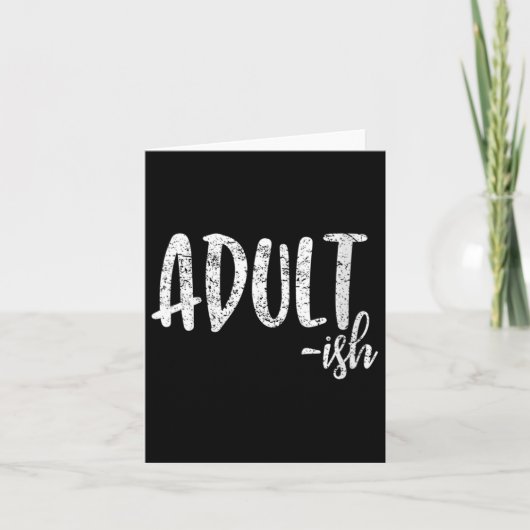 18歳おもしろいの誕生日ギフトシャツ カード (正面)