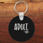 18歳おもしろいの誕生日ギフトシャツ キーホルダー (正面)