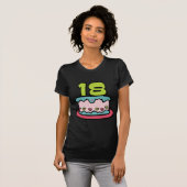 18歳お誕生日ケーキ Tシャツ (正面フル)