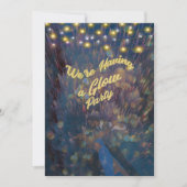 18歳のオスまたはメスのグローパーティー 招待状 (正面)