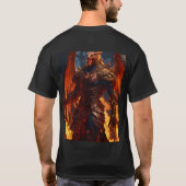 18歳の少年と18歳の金髪の少女 Tシャツ (裏面)