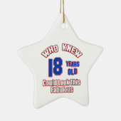 18歳の素敵な外観 セラミックオーナメント (右)