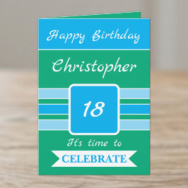 18歳の誕生日おめでとう グリーン カード