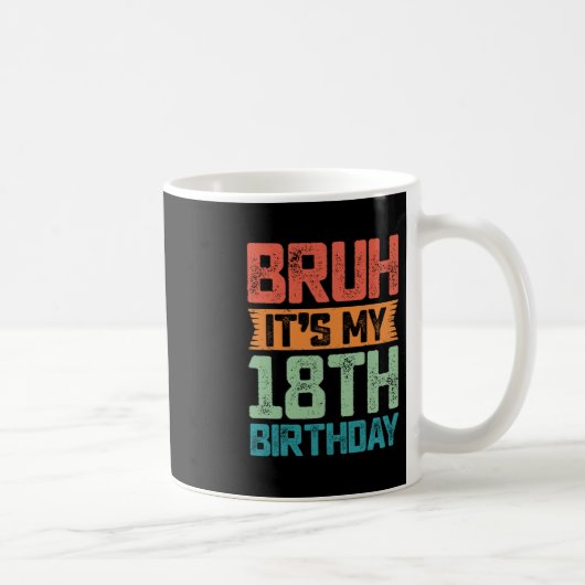 18歳の誕生日おめでとう! コーヒーマグカップ (右)