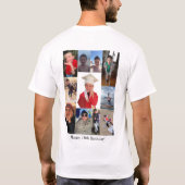 18歳の誕生日おめでとう Evan! Tシャツ (裏面)