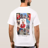 18歳の誕生日おめでとう Evan! Tシャツ (裏面)