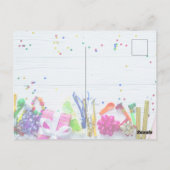 18歳の誕生日お祝い ポストカード (裏面)