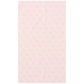 18歳の誕生日バラ金ゴールドピンクハロー18文字 テーブルクロス (正面)