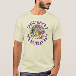 18歳の誕生日パーティーのお祝い Tシャツ