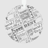 18歳の誕生日パーティーの贈パーソナライズされたり物 オーナメント (裏面)