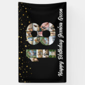 18歳の誕生日フォトコラージュハッピーバースデーイベント 横断幕 (縦)