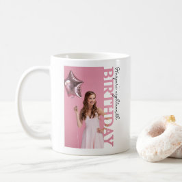 18歳の誕生日フォト カレッジ パーティー コーヒーマグカップ