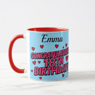 18歳の誕生日マグカップ マグカップ