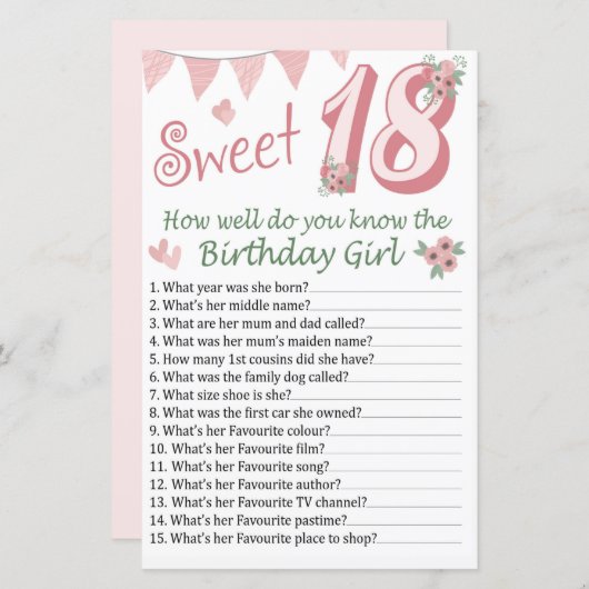 18歳の誕生日何て知ってるんだ (正面/裏面)