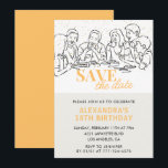 18歳の誕生日招待状日付を保存するディナー 招待状<br><div class="desc">18歳の誕生日招待状デートを保存する</div>