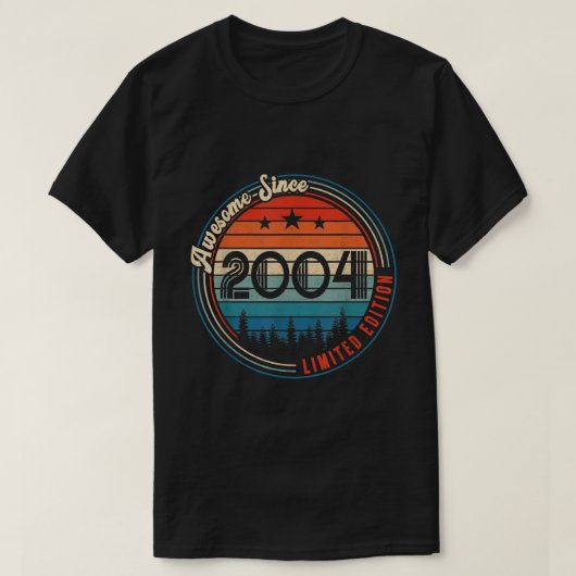 18歳の誕生日贈素晴らし与2004年限定 Tシャツ (デザイン正面)