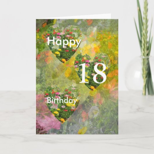 18歳の誕生日 カード (正面)