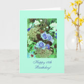 18歳の誕生日 カード (黄色い花)