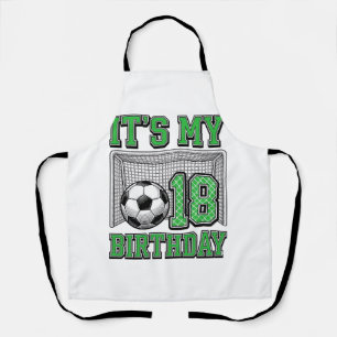 18歳の誕生日 サッカー ヴィンテージ エプロン