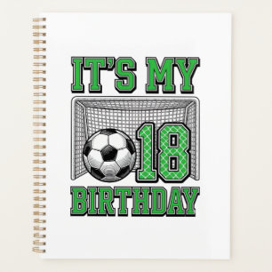 18歳の誕生日 サッカー ヴィンテージ プランナー手帳