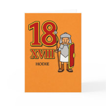 18歳の誕生日 - ローマ数字XVIII 古代ローマ