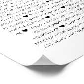 18歳の誕生日 大人 理由 私たちがあなたを愛する写真 ポスター (角)