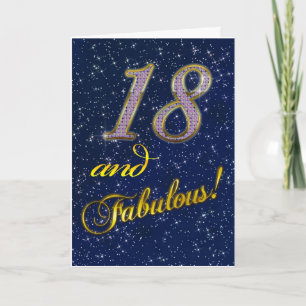 18歳の誕生日Fabulous カード