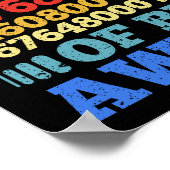 18歳ヴィンテージレトロ18誕生日216月 ポスター (角)