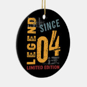 18歳ヴィンテージ2004年18誕生日 セラミックオーナメント (右)