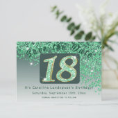 18歳誕生日グリッター セーブザデート (スタンド正面)