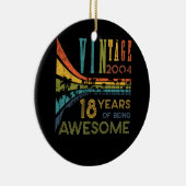 18歳誕生日ヴィンテージ2004 18誕生日 セラミックオーナメント (右)