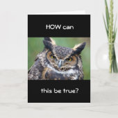 **18歳** ええええ、こんなに年をとると思った? カード (正面)