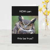 **18歳** ええええ、こんなに年をとると思った? カード (黄色い花)