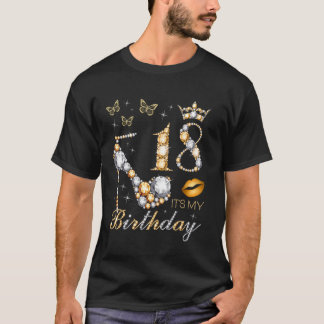 18歳 誕生日パーティー 18歳の誕生日おめでとう 18歳の誕生日 Tシャツ