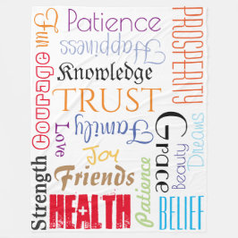 18特別な人生の願い毛布、フリース フリースブランケット