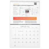 18独身のか月カレンダー（白） カレンダー (2月 2027)