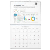 18独身のか月カレンダー（白） カレンダー (3月 2027)
