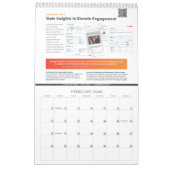 18独身のか月カレンダー（白） カレンダー (2月 2026)