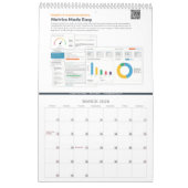 18独身のか月カレンダー（白） カレンダー (3月 2026)