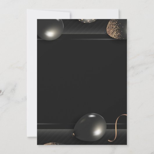 18番目の誕生日招待状 セーブザデート (裏面)