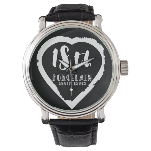 18結婚周年磁伝統的器 腕時計 (正面)