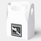 18結婚周年磁器伝統的 フェイバーボックス (オープン)