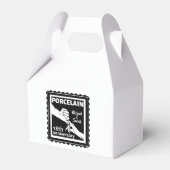 18結婚周年磁器伝統的 フェイバーボックス (正面サイド)