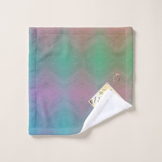 18結婚周年記念タオル バスタオルセット (ウォッシュタオル)