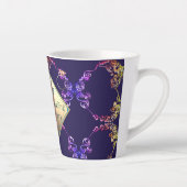 18結婚周年記念磁器猫の目とブルー カフェラテマグ (右)