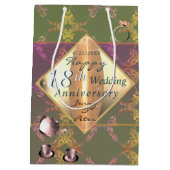 18結婚周年記念磁器猫の目を見た感想 ミディアムペーパーバッグ (裏面)