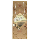 18結婚周年記念磁器猫の目 ワインギフトバッグ (裏面)