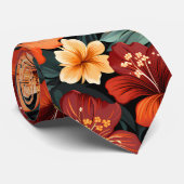 #18花柄 ネクタイ (ロール)